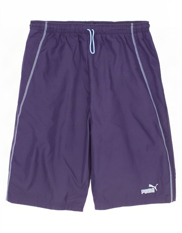 Puma Pantalón corto deportivo para niño 13-14 años Azul marino