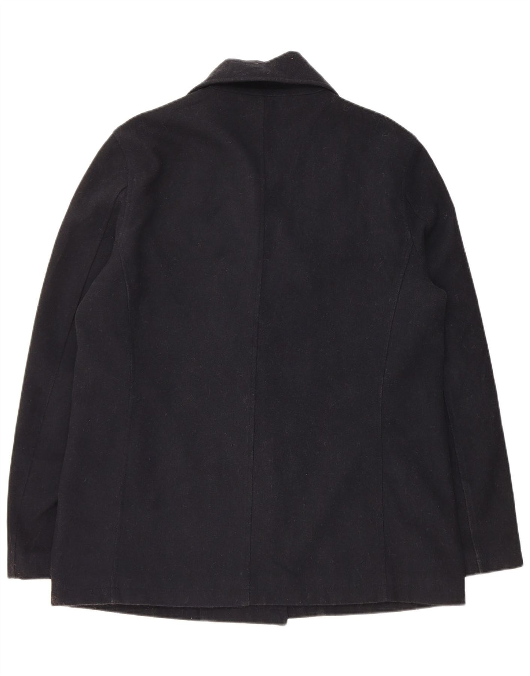 Marks & Spencer Abrigo cruzado para hombre UK 38 Medio Azul marino Poliéster