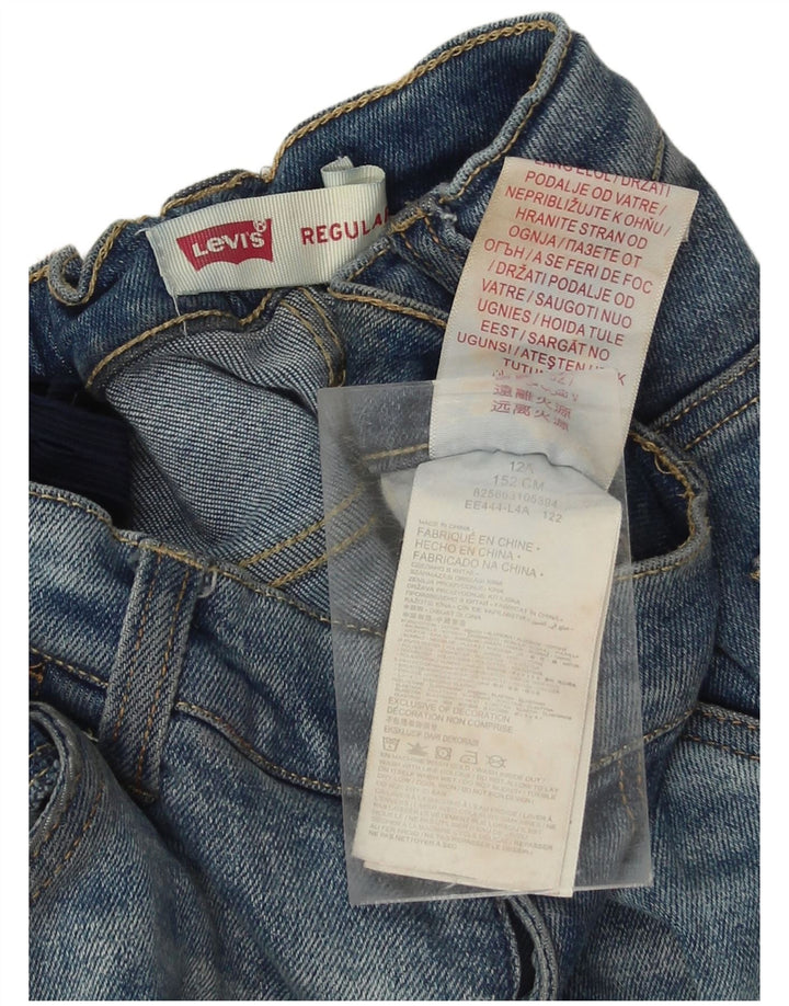 LEVI'S Boys Regular Fit Cargo Jeans 11-12 Years W26 L28 Blue Cotton