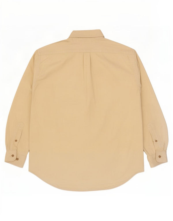 Camisa Marlboro Classics Hombre 2XL Algodón Beige