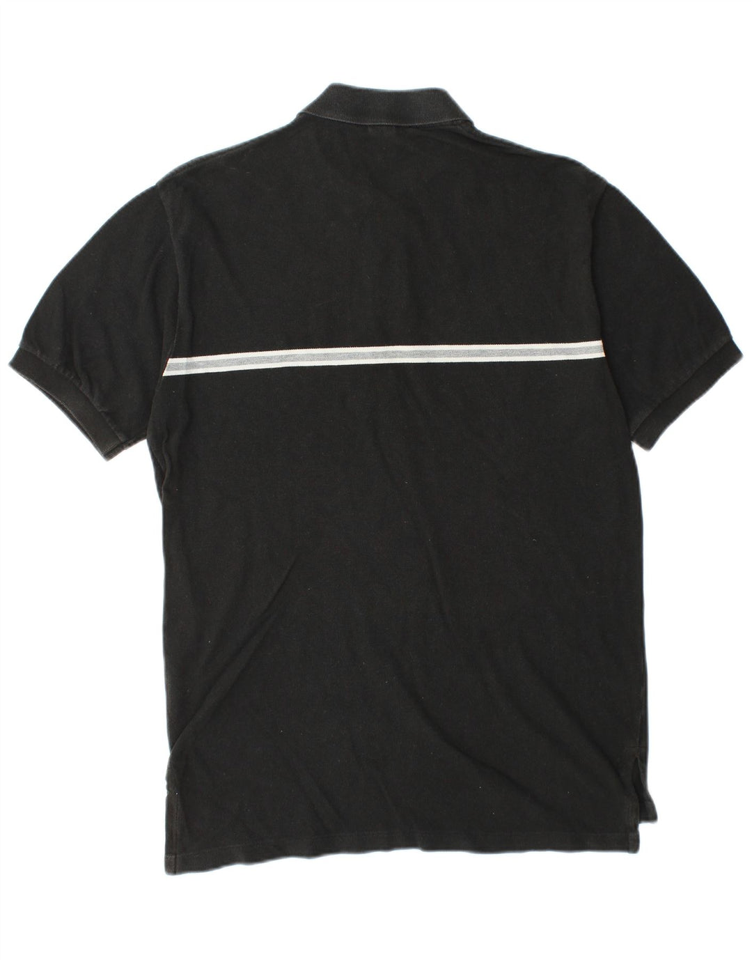 POLO RALPH LAUREN Polo de hombre de algodón a rayas negro mediano