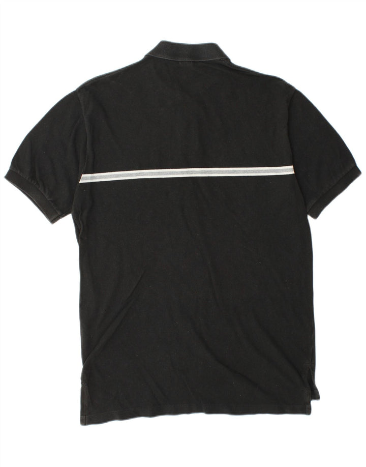 POLO RALPH LAUREN Polo de hombre de algodón a rayas negro mediano