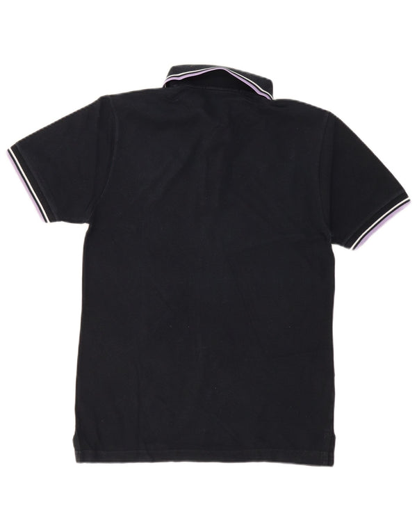 FRED PERRY Polo para hombre pequeño algodón negro
