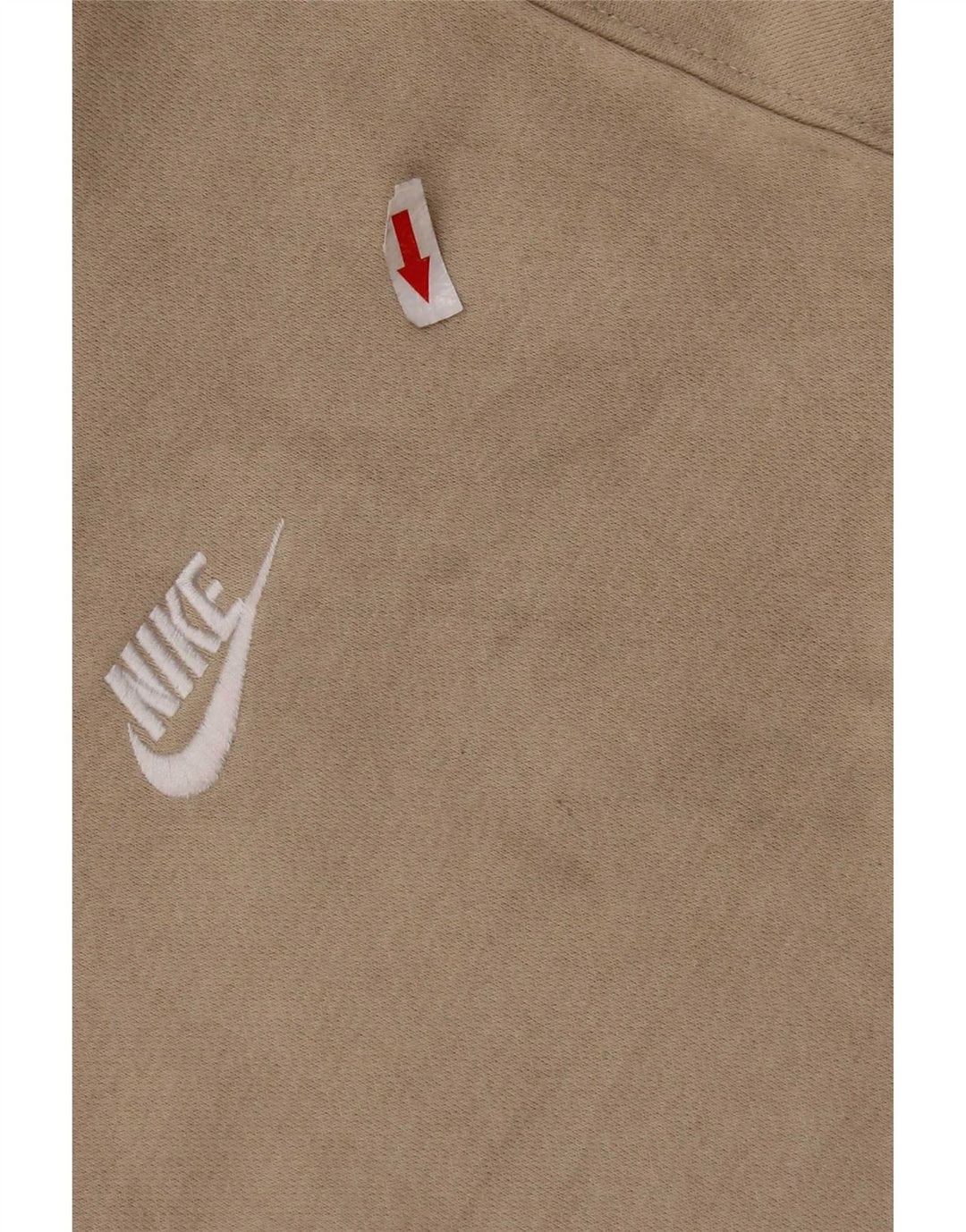 Nike - Sudadera tipo jersey para hombre, talla grande, algodón beige