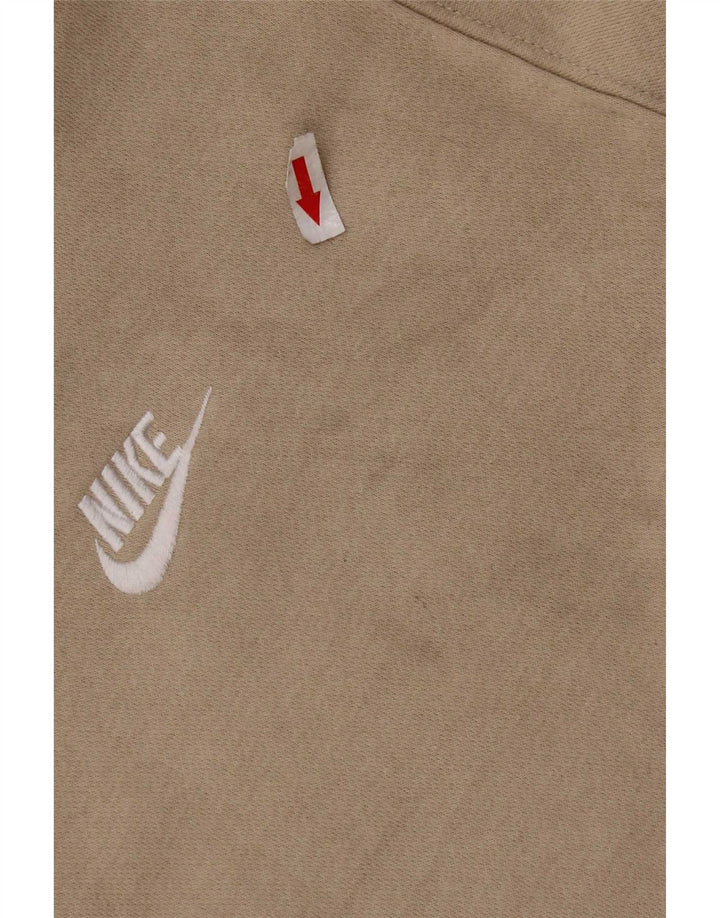 Nike - Sudadera tipo jersey para hombre, talla grande, algodón beige
