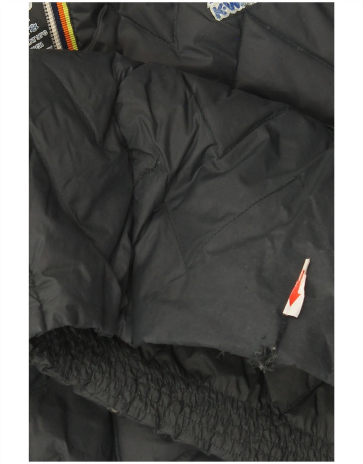 K-Way Chaqueta acolchada con capucha para hombre UK 40 Large Gris Poliamida