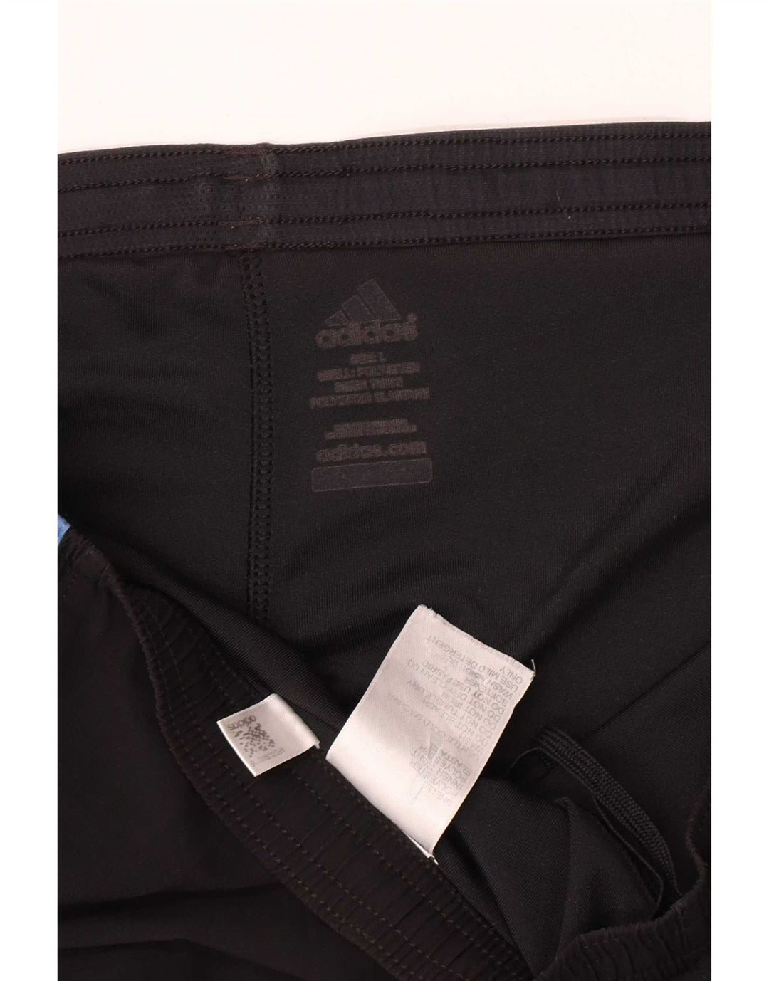 Adidas - Pantalones cortos deportivos para hombre, talla grande, color negro, poliéster