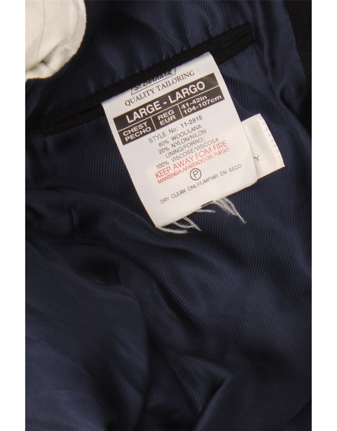 Chaqueta tipo blazer de 3 botones para hombre UK 40 Large