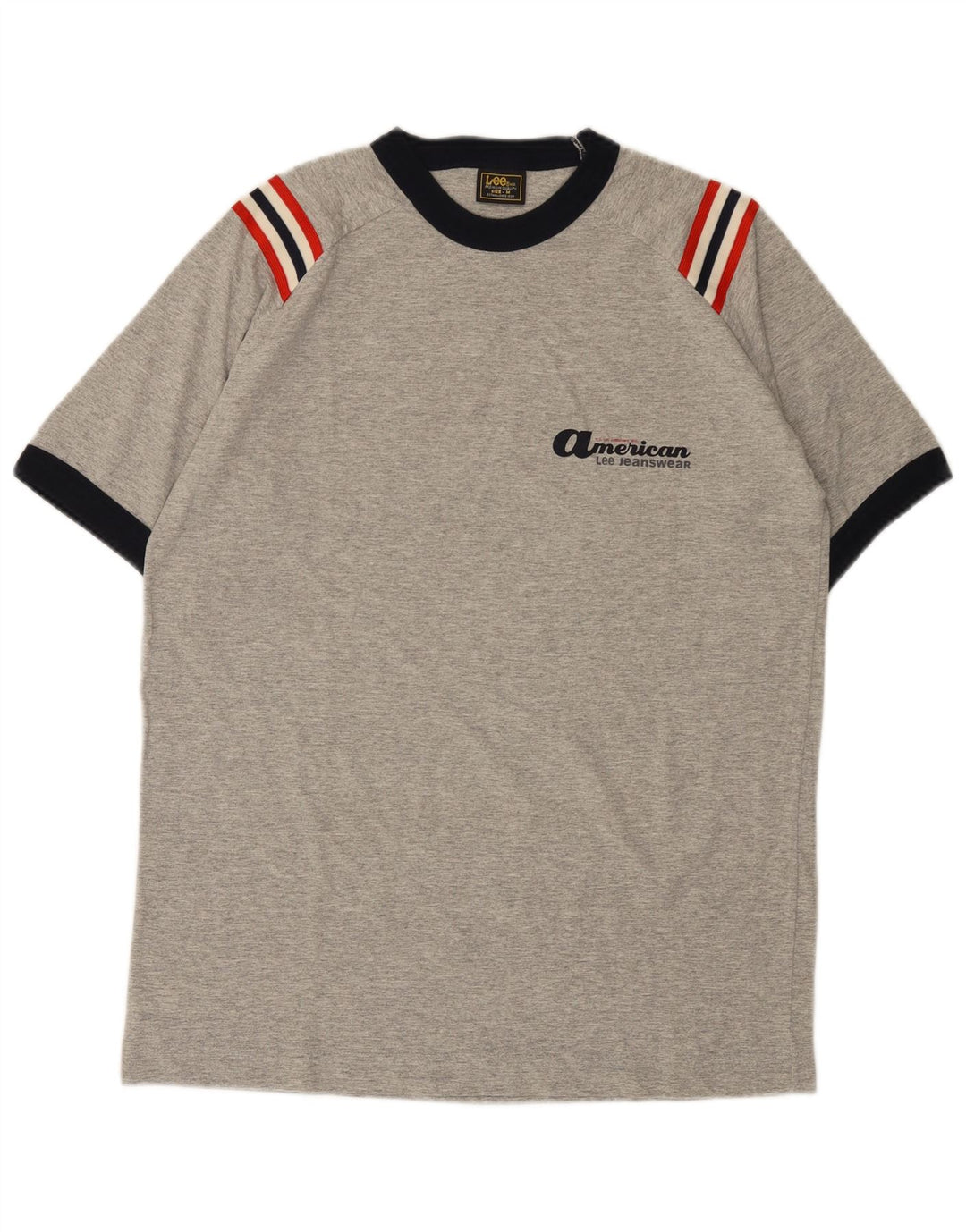 Camiseta Lee Hombre Top Gris Medio Algodón