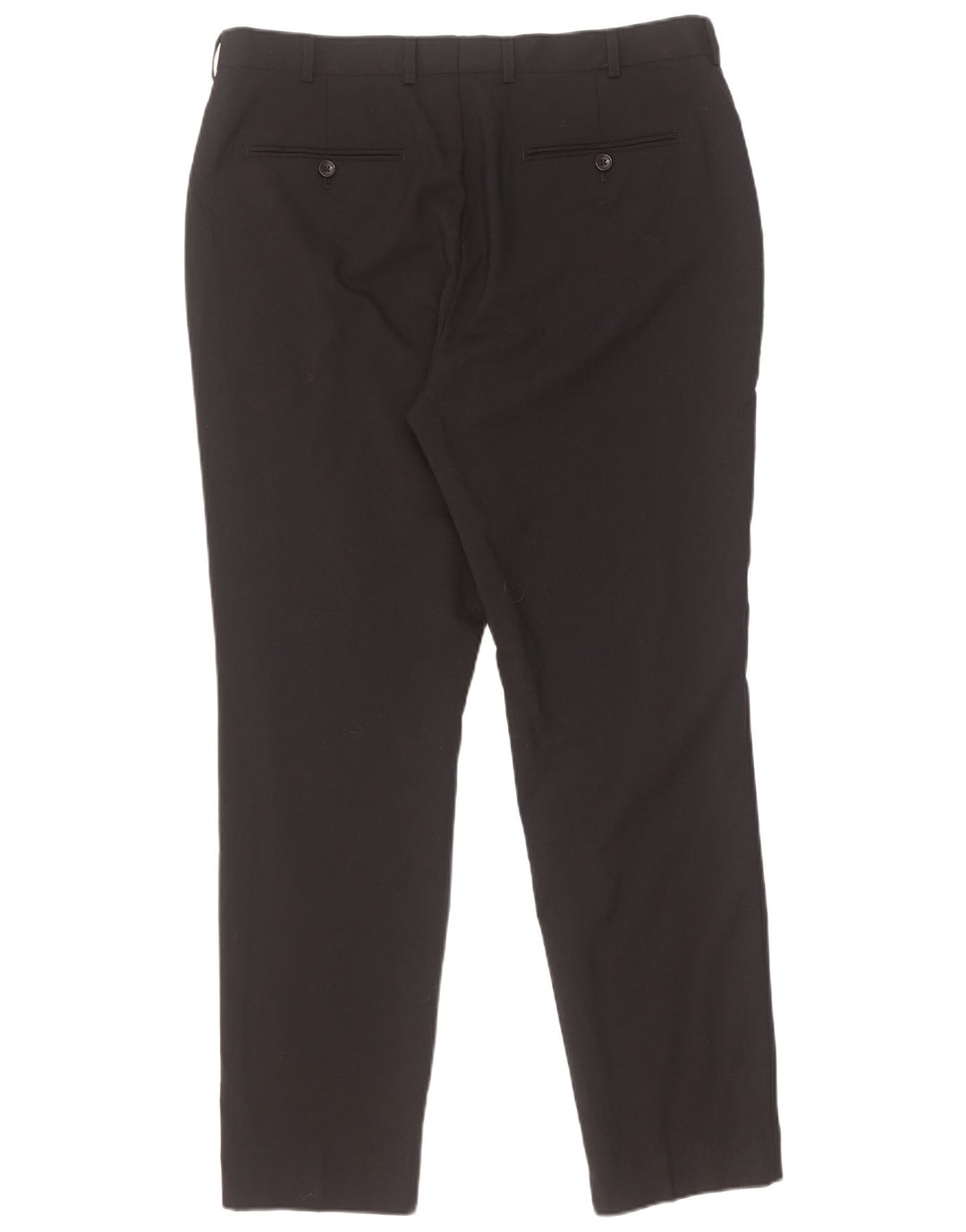 French Connection Pantalón de traje ajustado para hombre W36 L31 Poliéster negro