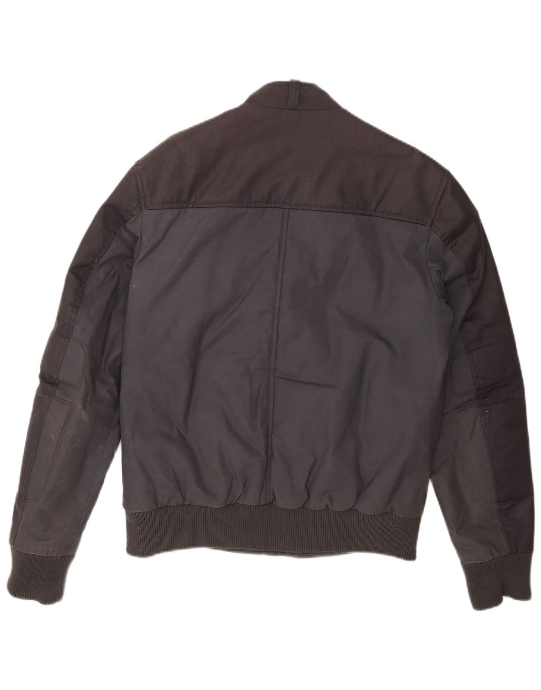 Energie Chaqueta Bomber para Hombre UK 38 Medium Azul Marino Colorblock Algodón