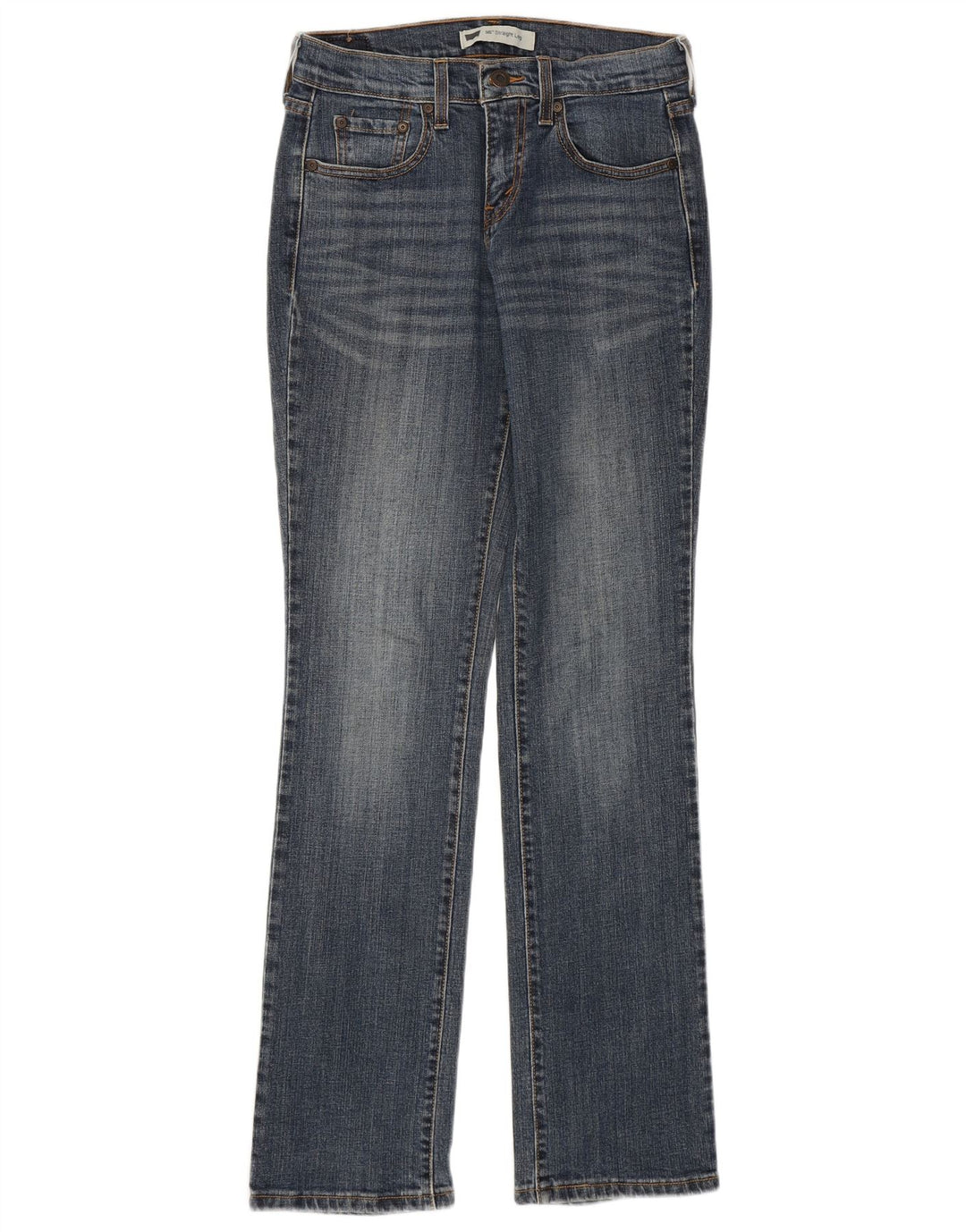 LEVI'S Jeans rectos 505 para mujer US 2 XS W25 L31 Algodón azul