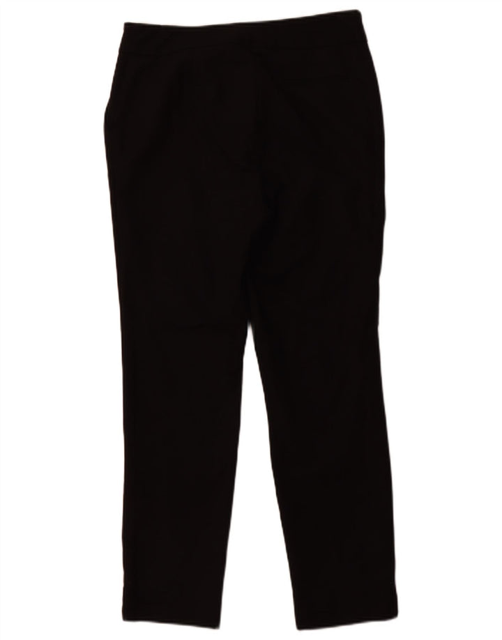 WAREHOUSE Pantalones chinos ajustados para mujer UK 10 Small W28 L26 Algodón negro