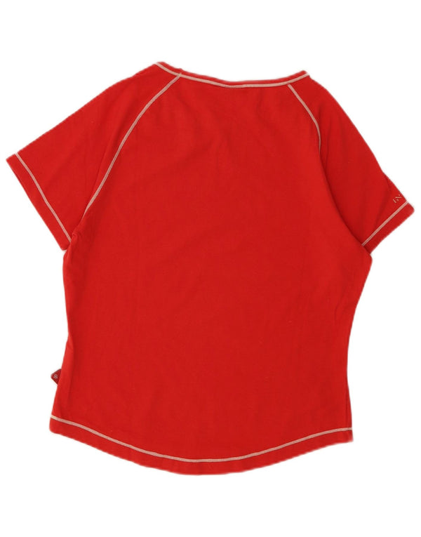 INVICTA Camiseta para mujer Top UK 12 Medium Red Cotton