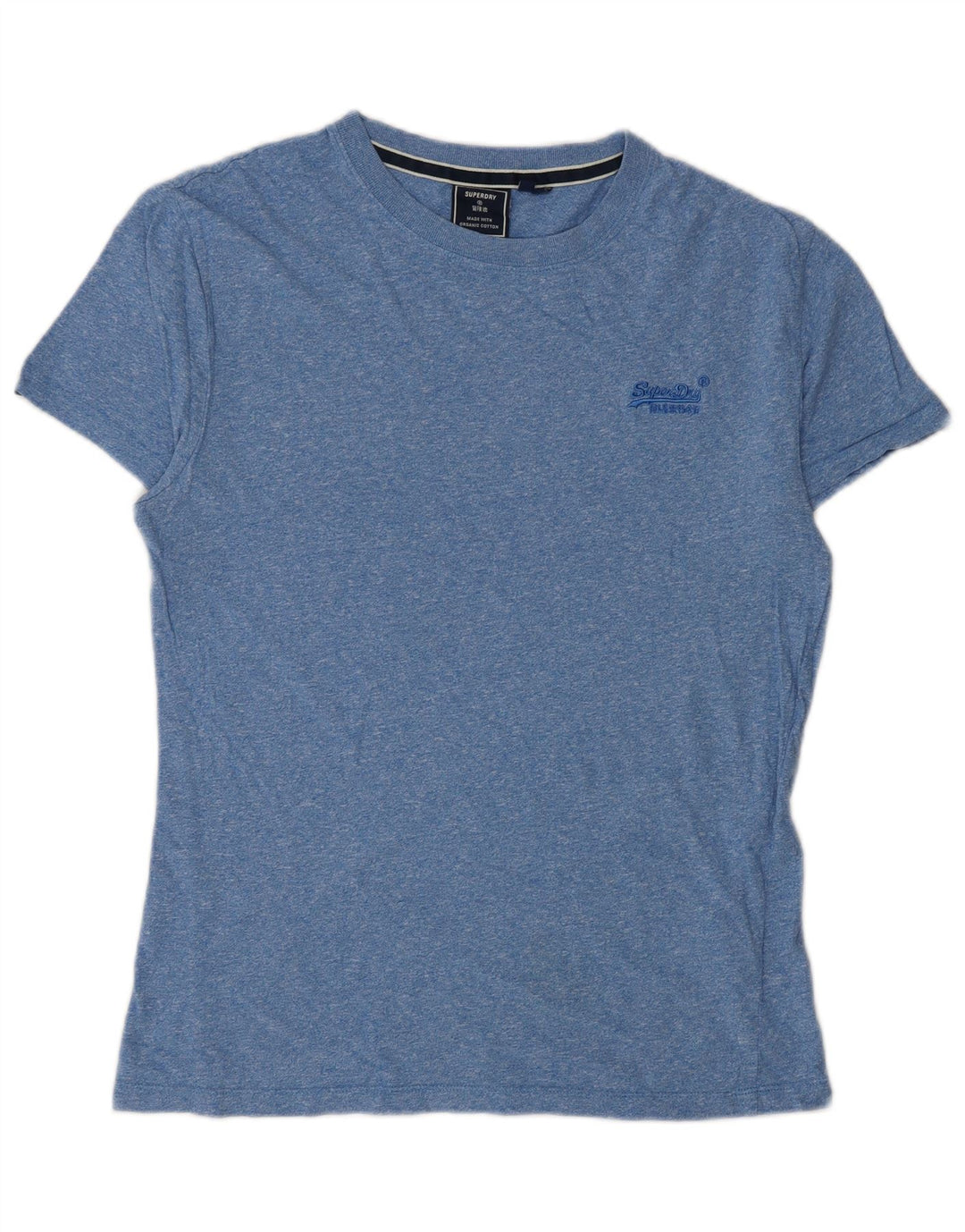 Superdry Hombre Camiseta Top Small Azul Algodón