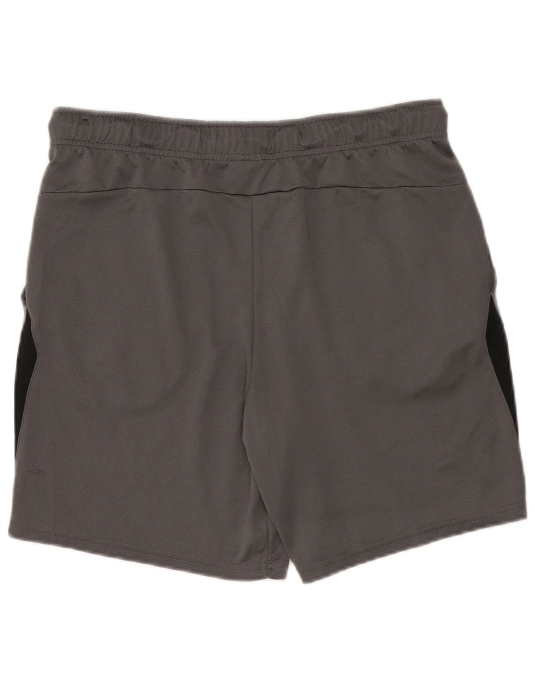 Pantalones cortos deportivos Nike Dri Fit Standard para hombre, poliéster color block, color gris grande