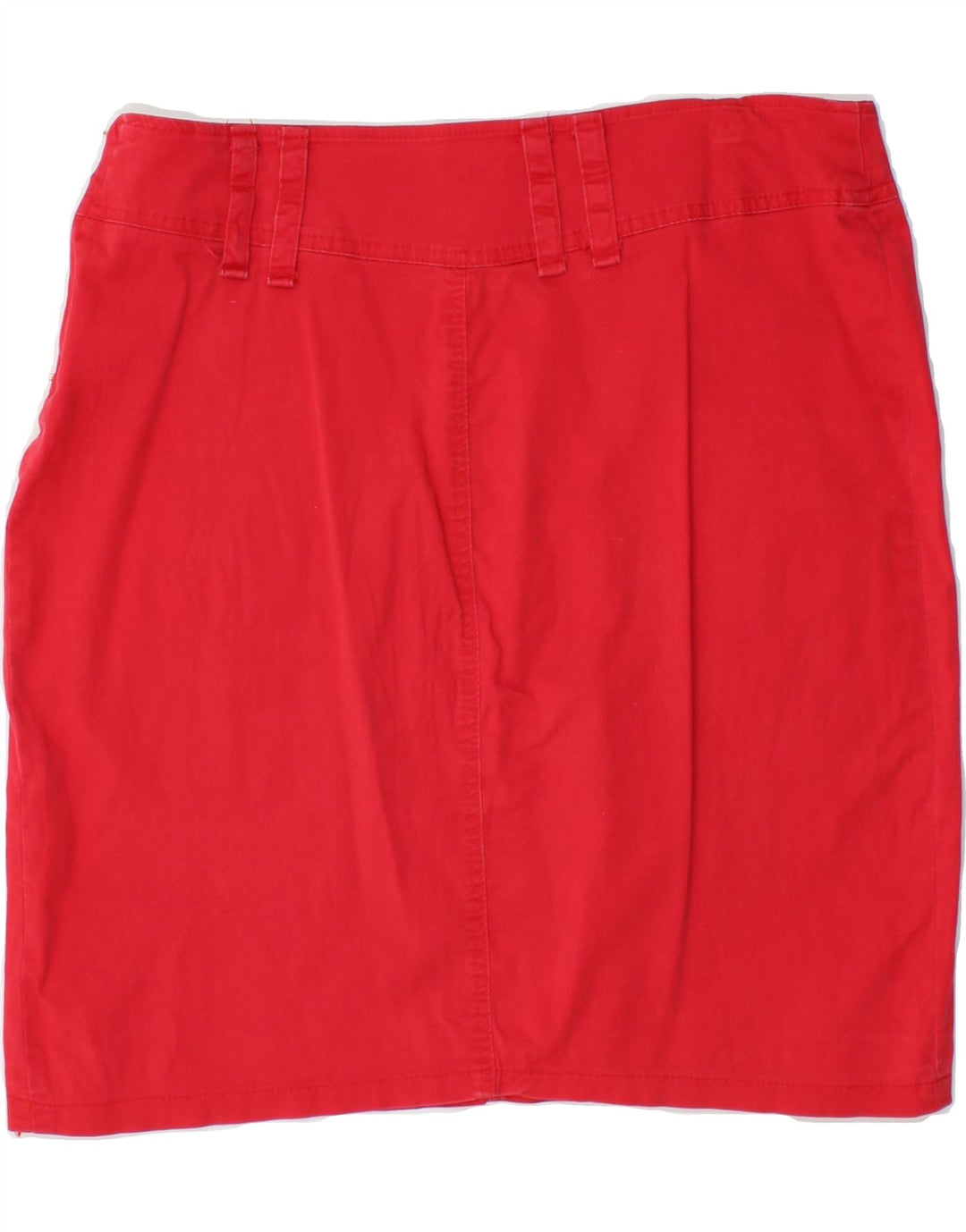 VINTAGE Womens Straight Skirt W34 Large Red Vintage Vintage and Second-Hand Vintage from Messina Hembry 