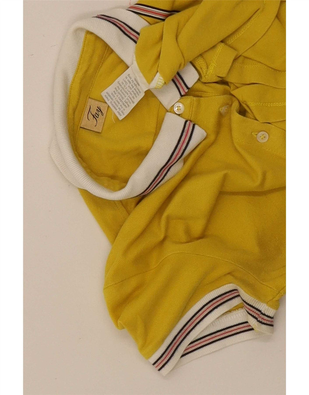 Fay Polo para mujer UK 12 Medium Yellow