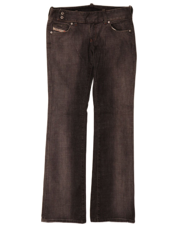 Vaqueros Bootcut Diesel Mujer W28 L32 Algodón Gris