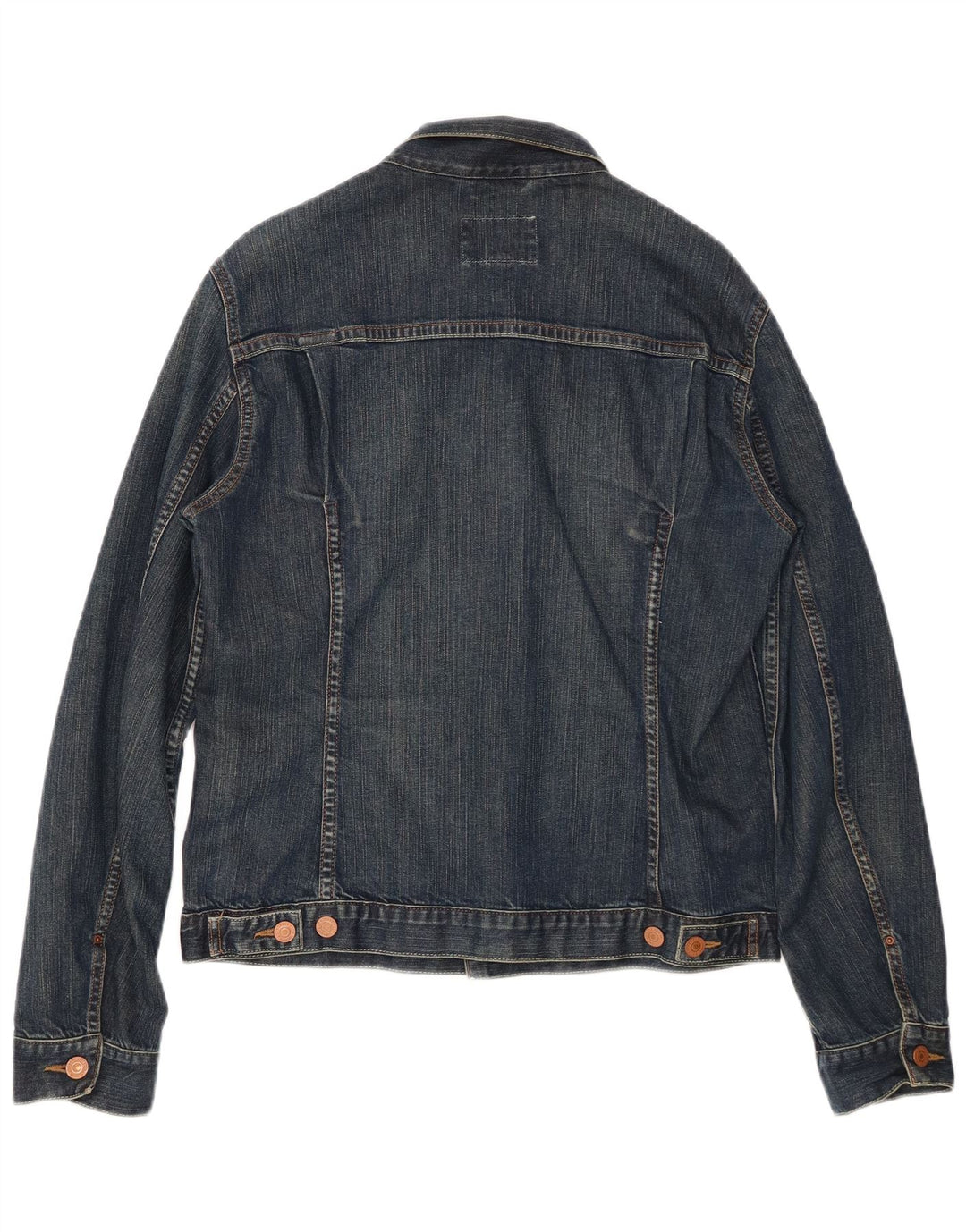 LEVI'S Chaqueta vaquera para mujer UK 14 Grande Algodón azul marino