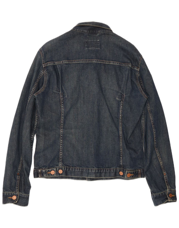 LEVI'S Chaqueta vaquera para mujer UK 14 Grande Algodón azul marino