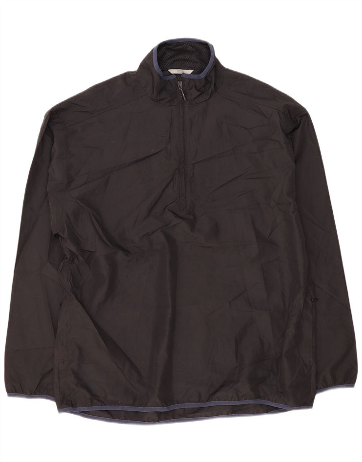Marks & Spencer Chaqueta impermeable tipo jersey para hombre Reino Unido 40 Grande Poliéster negro