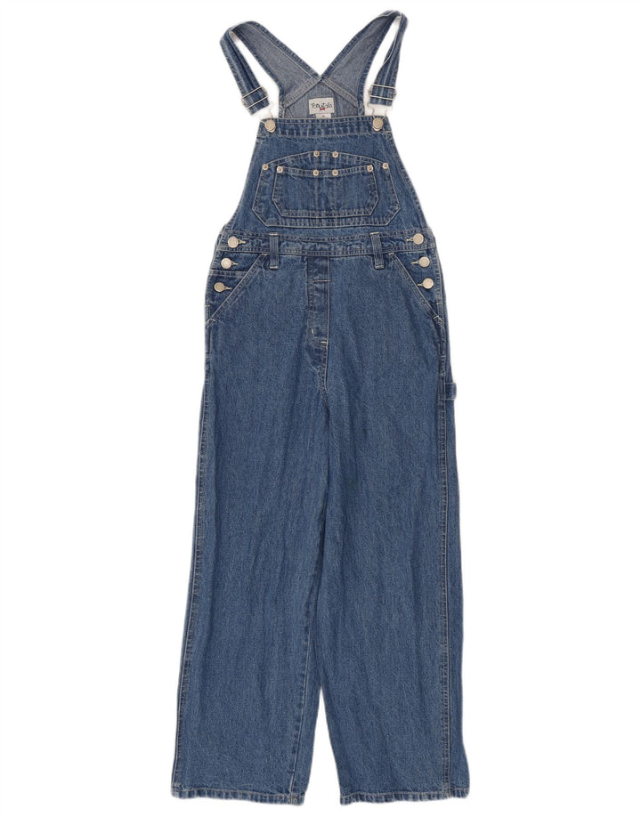 Vintage mujer Dungarees Jeans Tamaño 10/12 Medio W28 L25 Algodón Azul