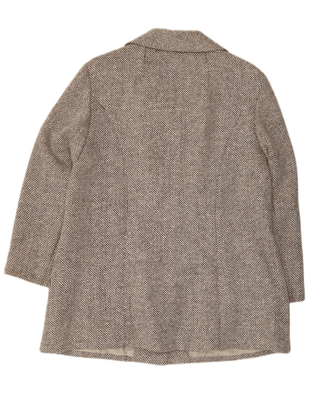 Chaqueta tipo blazer de 4 botones para mujer Hucke UK 44 Gris medio en espiga