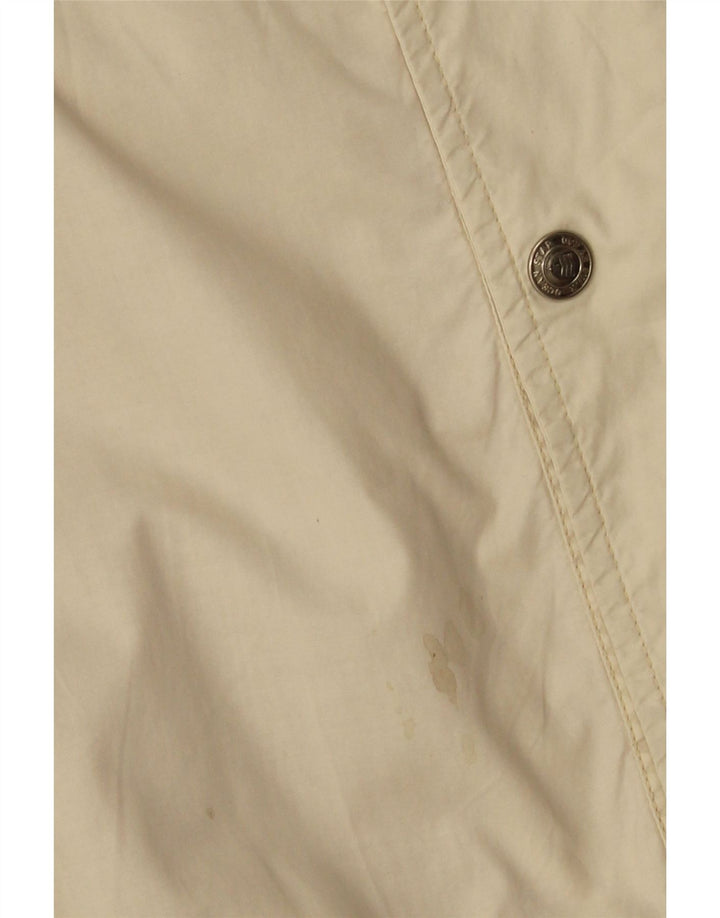 Chaqueta cortavientos para hombre Ocean Star IT 46 Small White Colourblock Synthetic