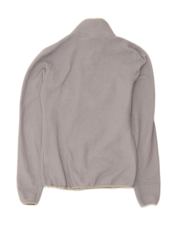 The North Face Jersey de forro polar con cuello y cremallera para mujer UK 6 XS Poliéster gris
