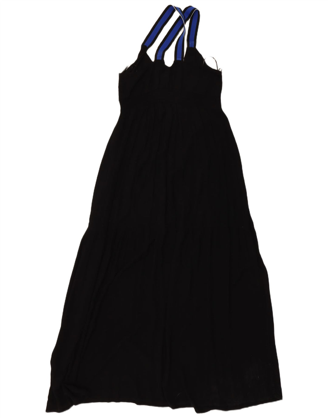 DESIGUAL Vestido largo con estampado abstracto para mujer EU 40 Medium Black Bohemian