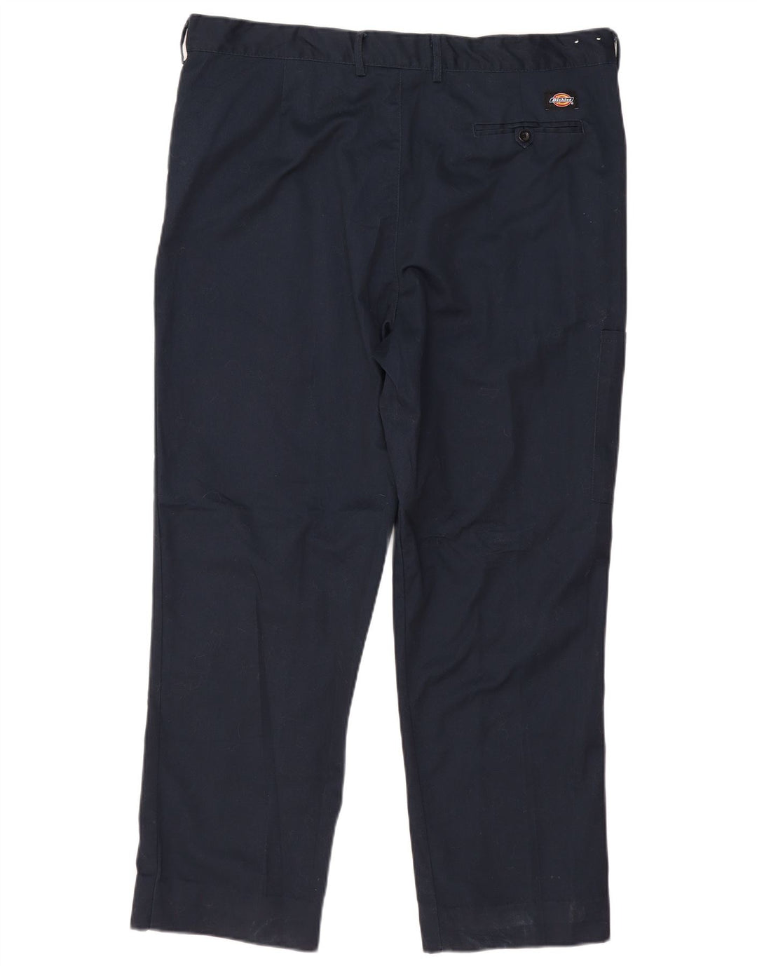 Dickies Pantalón de traje recto para hombre W40 L28 Azul marino Poliéster clásico