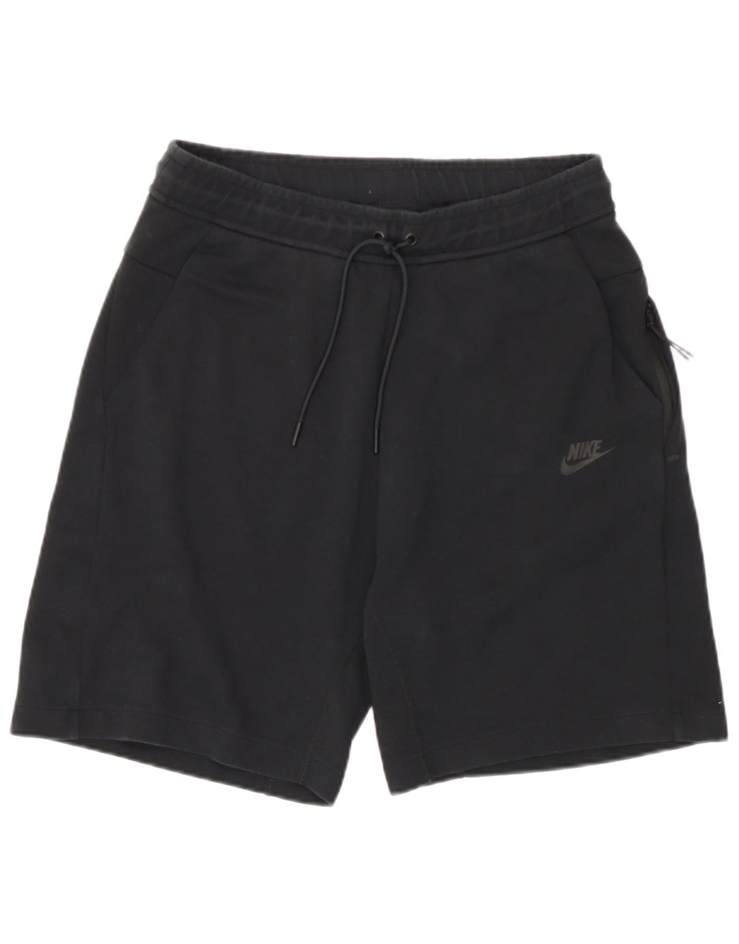 Pantalones cortos deportivos Nike para hombre de algodón negro mediano