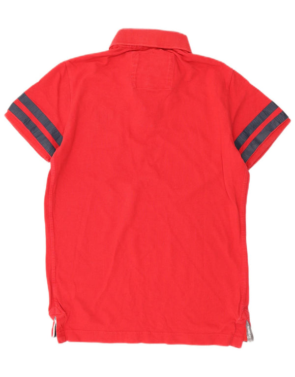 Superdry Polo Gráfico De Algodón A Rayas Rojas Grande Para Hombre