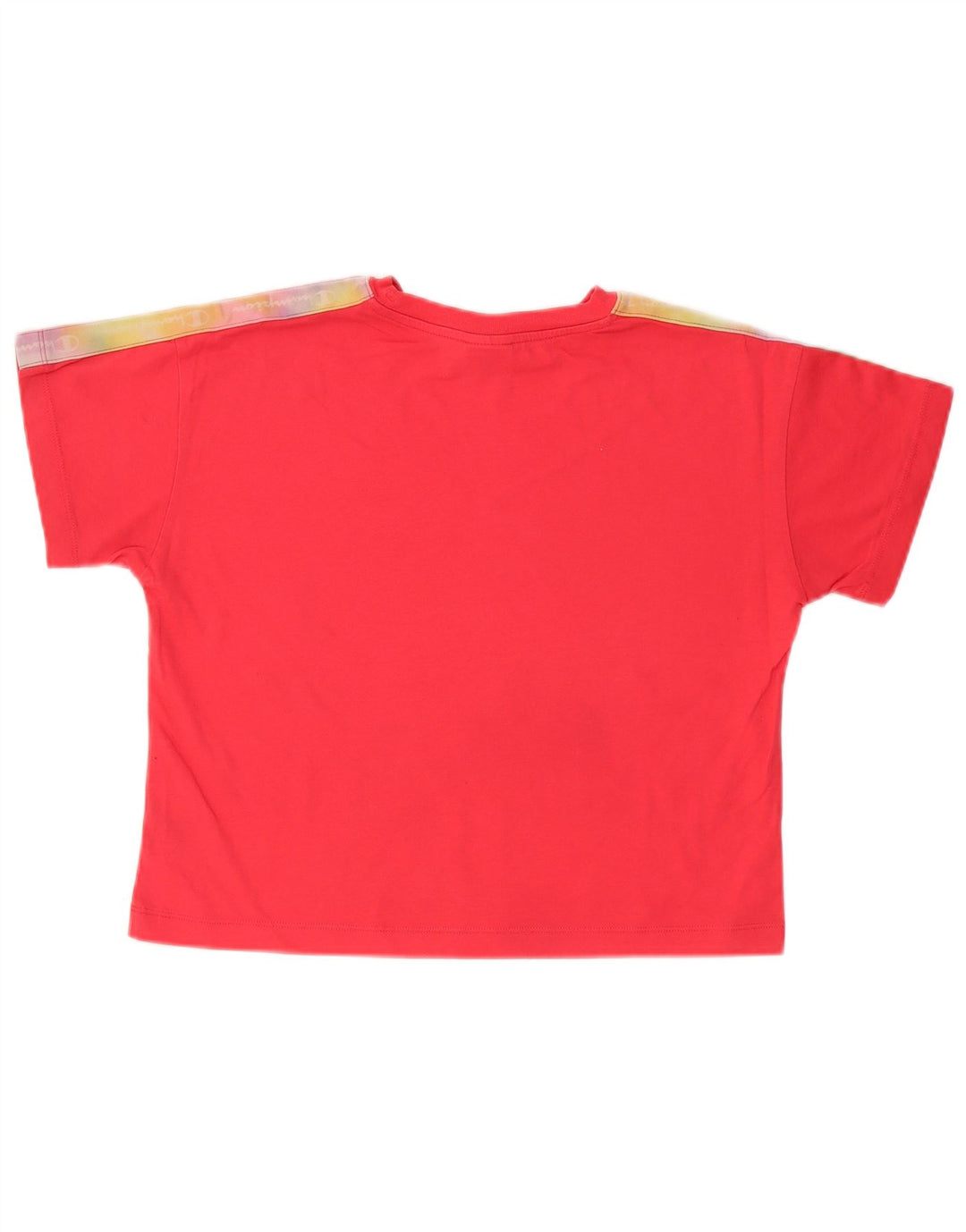 Champion Camiseta con gráfico extragrande para mujer UK 10 Small Red Colourblock