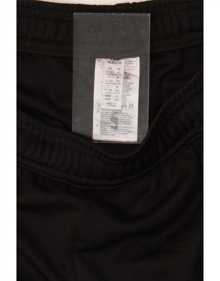 ADIDAS Boys Climacool Tracksuit Trousers 11-12 Years  Black Polyester Vintage Adidas and Second-Hand Adidas from Messina Hembry 