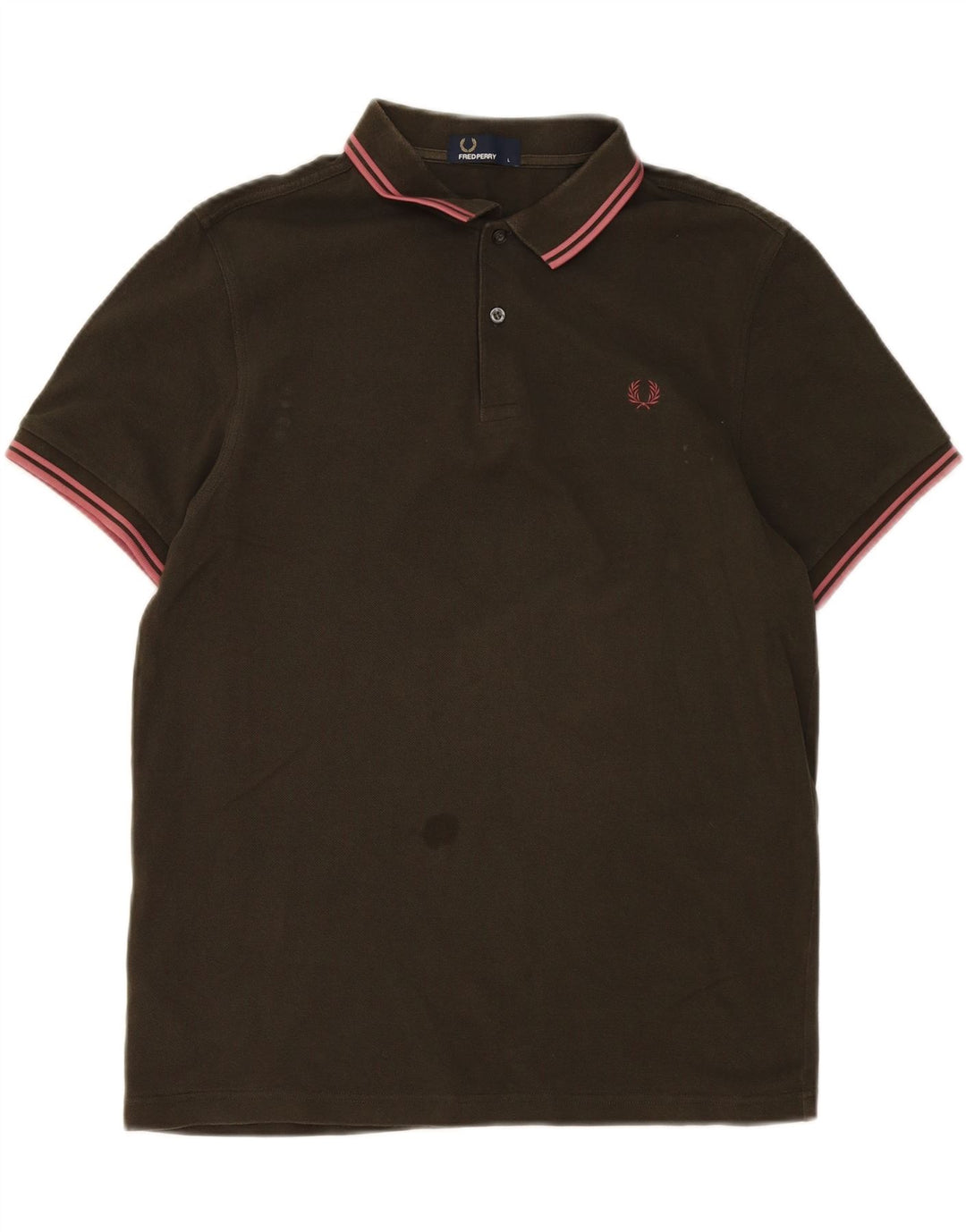Polo Fred Perry Hombre Grande Caqui Algodón