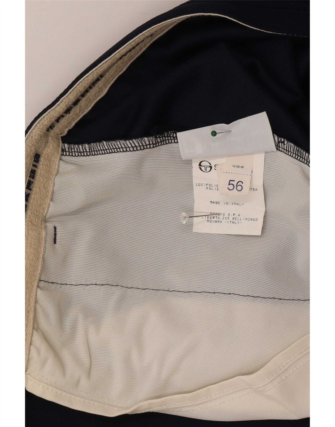 Sergio Tacchini Shorts deportivos para hombre IT 56 2XL Azul marino Poliéster