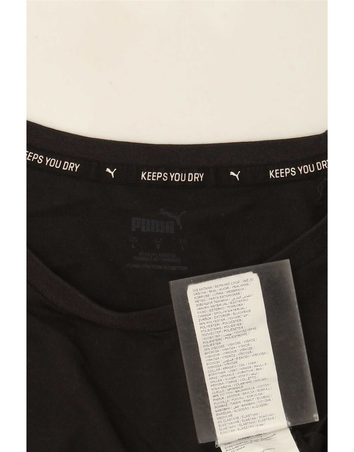 Camiseta Puma Hombre Top Grande Poliéster Negro