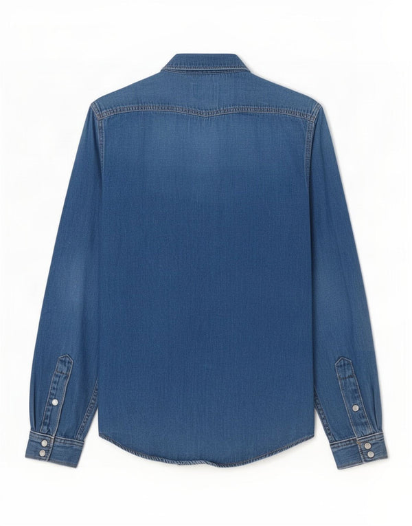 PEPE Jeans Camisa Vaquera Niño 15-16 Años Azul Algodón