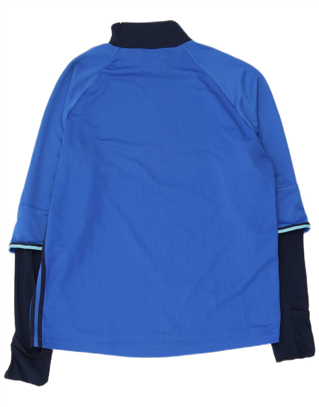 Adidas Hombre Climacool Top Manga Larga XL Azul Colorblock Poliéster