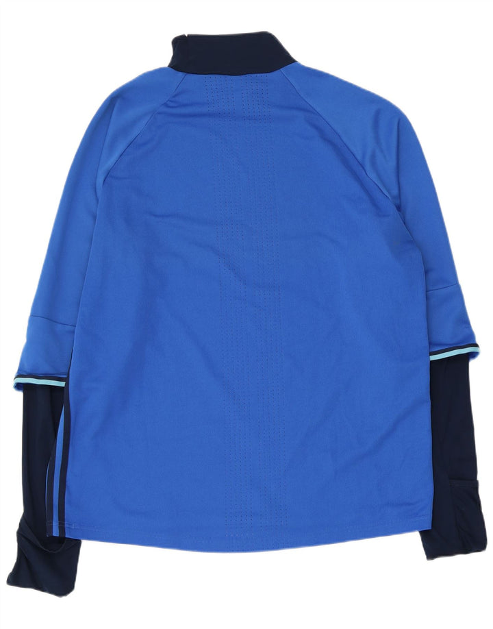 Adidas Hombre Climacool Top Manga Larga XL Azul Colorblock Poliéster