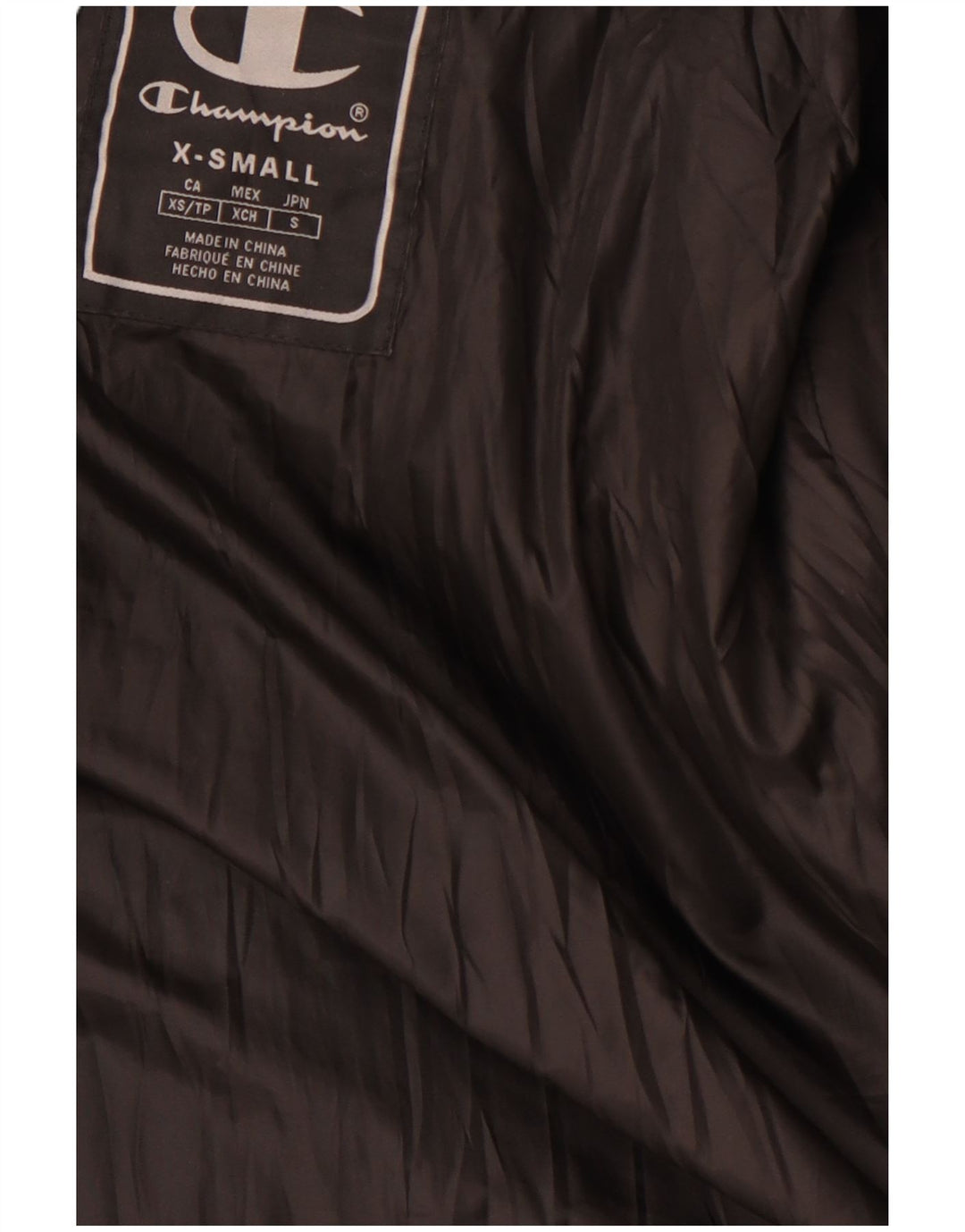 CHAMPION Chaqueta acolchada extragrande para mujer UK 6 XS Negro