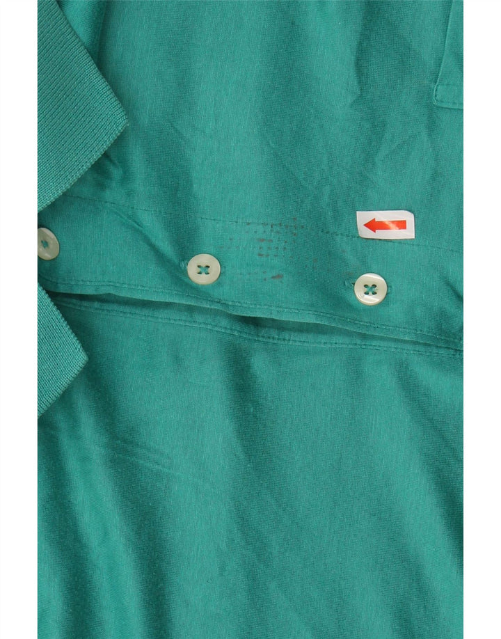 FILA Polo para hombre IT 46 Small Verde Algodón