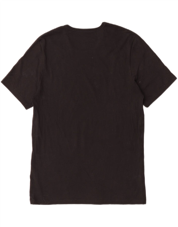 Hugo Boss Hombre Camiseta Top Grande Algodón Negro