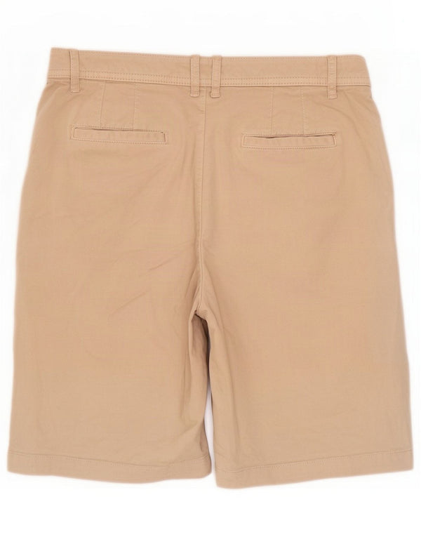Fat Face Pantalones cortos chinos para mujer UK 10 Small W27 Algodón beige