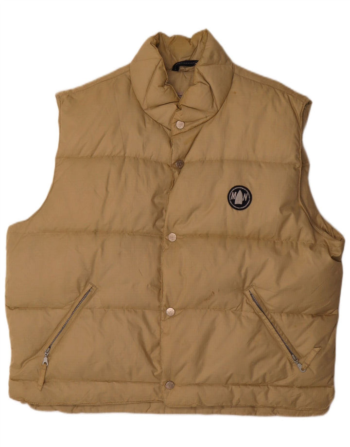 Murphy & Nye Chaleco acolchado para hombre UK 42 XL Beige
