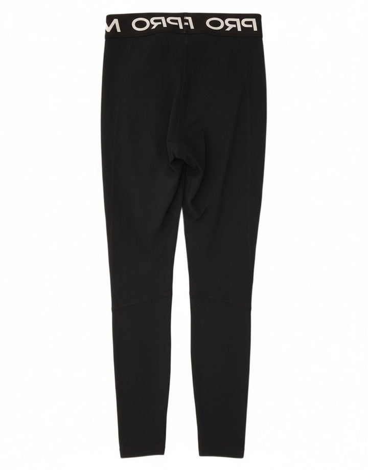 Nike Leggings gráficos para mujer UK 8 Small Poliéster negro