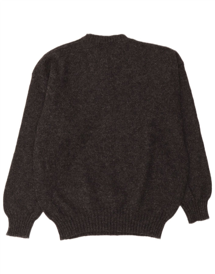 Les Copains - Jersey de cuello redondo para hombre, talla grande, color gris