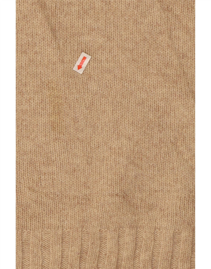 Levi's Hombre Jersey Con Cuello En V De Lana Beige Medio